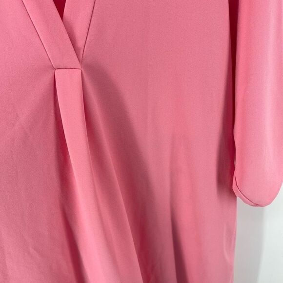 Tome Picasso Dress 16 pink plus size solid mini monotone - Picture 14 of 14